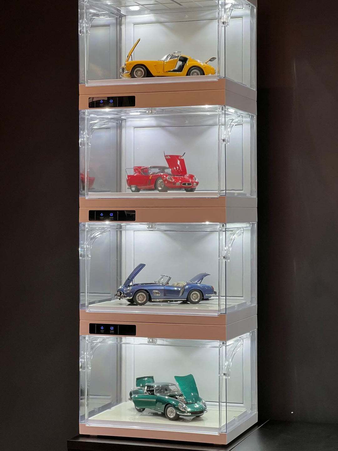 SCHUMI F1 Cases | The Ultimate Illuminated Slide Out Case with Remote (2 Case Pack)