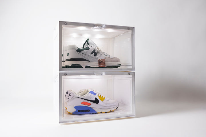 Side Door Sneaker Display Box | LED Light Up 12V