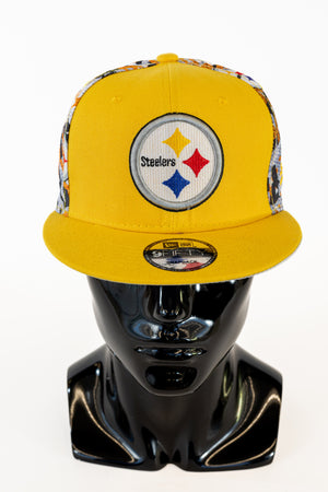 KTZ Pittsburgh Steelers Wowie Snapback Cap in Black for Men