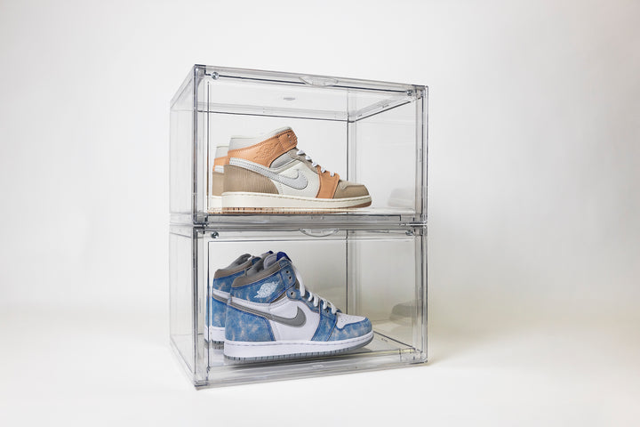 Side Door Sneaker Display Box | Transparent