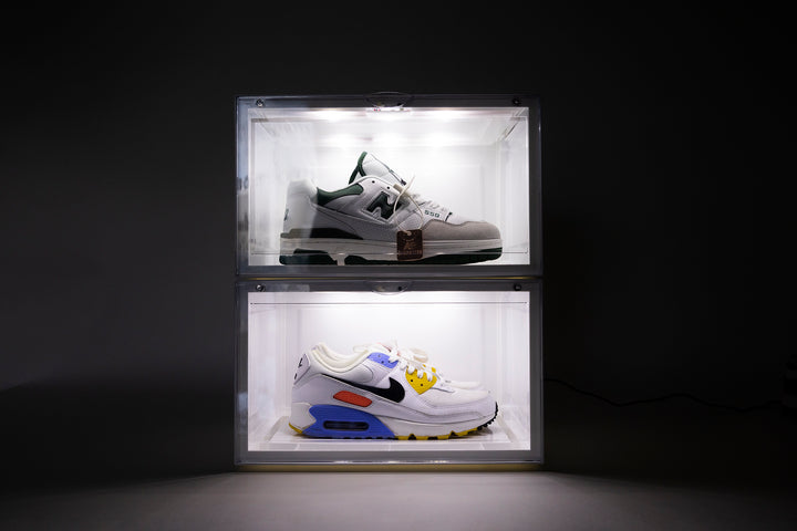 Side Door Sneaker Display Box | LED Light Up 12V